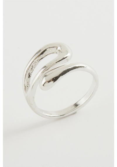 Zenviac456 Oval Metal Yüzük Zenviac45678 Gümüş Rengi 80518236