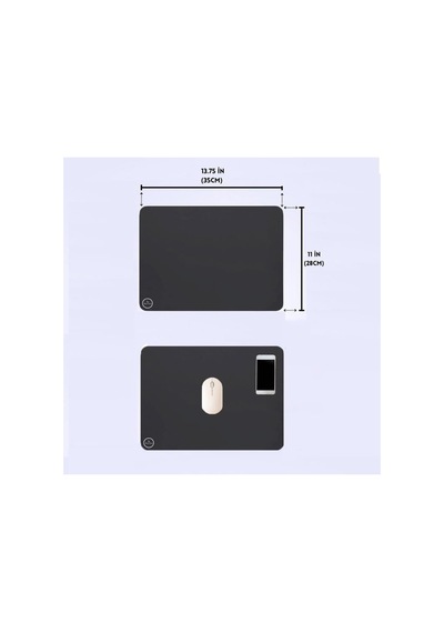 Black Deer Siyah Professional Oyuncu Gaming Mouse Pad,ofis Masa Pad, Kaydırmaz Taban Mouse Pad, Su Geçirmez Mouse Pad