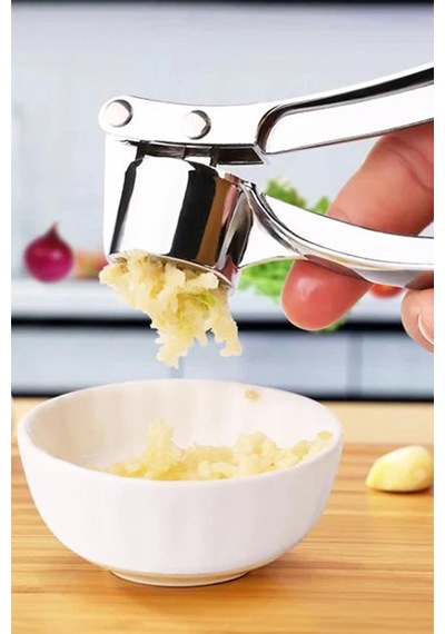 Hazneli Çelik Pratik Sarımsak Zencefil Ezici Paslanmaz Çelik Mutfak Gereçleri Masterchef Mutfak Çeli Diğer