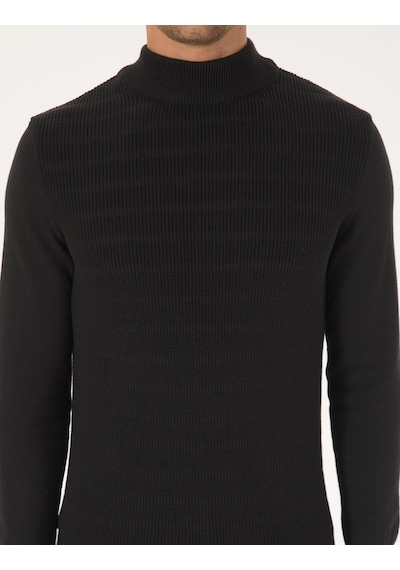 Pierre Cardin Erkek Siyah Kazak /triko 50315912-vr046 Siyah