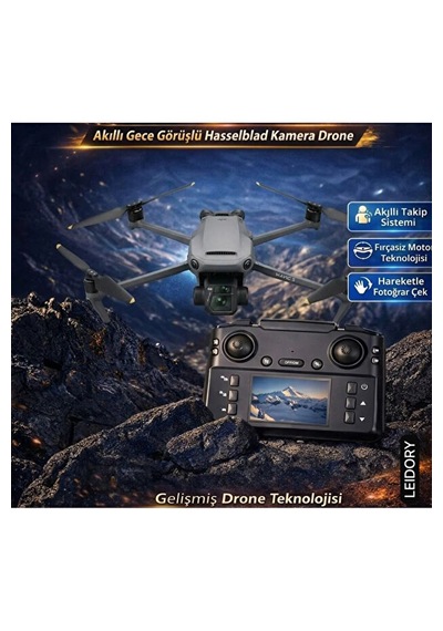 T25 Fırçasız Motorlu Hd Kameralı Katlanabilir Uzaktan Kumandalı Akıllı Drone