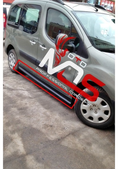 Peugeot Partner Tepee Marşpiyel Takımı Fiberglass Boyasız