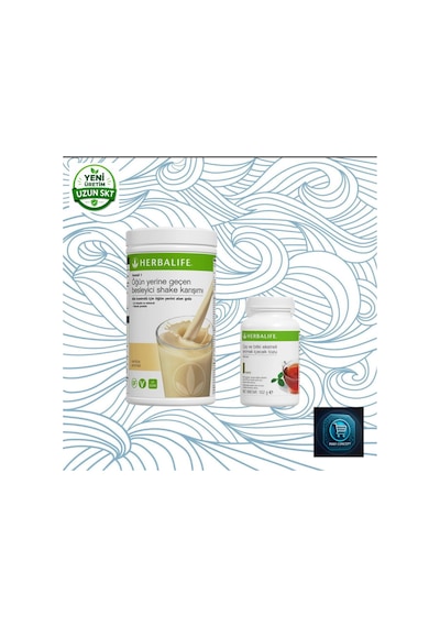 Herbalife Formül 1 Besleyici Shake Karışımı 500 G + Çay Ve Bitki Ekstreli Aromalı İçecek Tozu Klasik Aromalı 102 G Shakeklasik102set1v