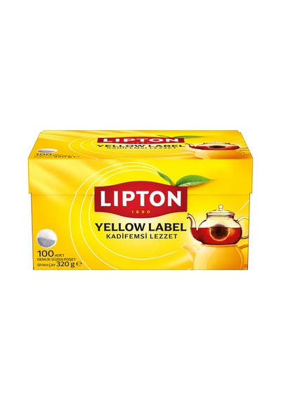 Lipton Demlik Poşet Çay Yellow Label 100'lü - 5 Adet Tarı