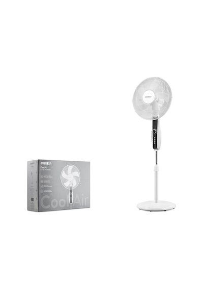 Everest Fan11 Coolair Ev Tipi Vantilatör 50w 1200 Rpm 3 Kademeli Zaman Ayarlı Beyaz