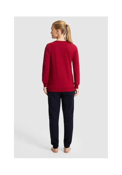 U.S. Polo Assn. Kadın Bordo Pijama Takımı 50333642-vr014
