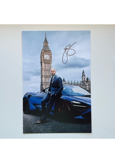 Jason Statham 20x30 Cm Boyutunda El İmzalı Fotoğraf Ömür Boyu Co