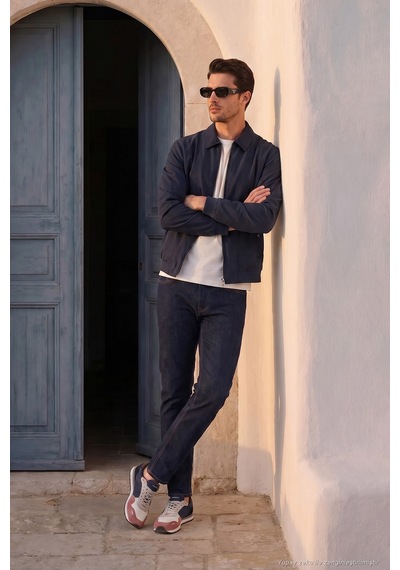Buratti Pamuklu Normal Bel Boru Paça Jeans Erkek Kot Pantolon 5901f10mılano Lacivert