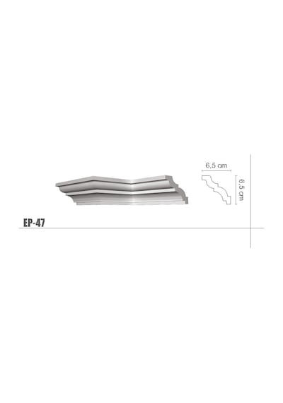 Europiyer Hazır Kartonpiyer Stropiyer 07-Seri (1 Metre Fiyatlı)