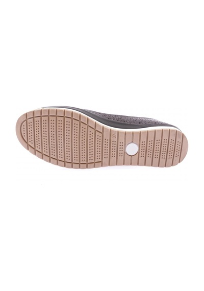 Dgn 503-1-22y Kadin Lazer Baslkili Comfort Ayakkabi 503-1-2135-R1534 Siyah
