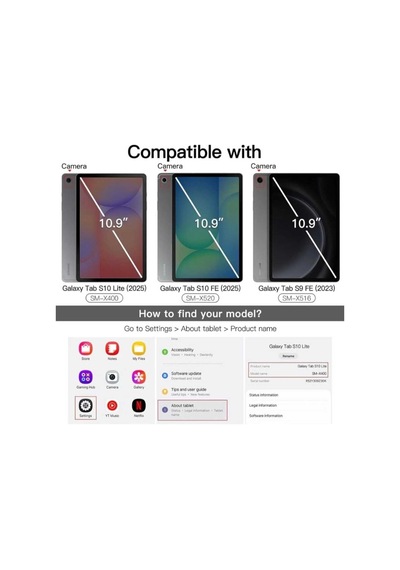 Galaxy Tab S9 Fe/s10 Fe/s10 Lite 10.9 İçin Uyumlu El Tutamaçlı Standlı Deri Tasarım Kılıf Arka Kapak Galaxy Tab S9 Fe/s10 Fe/s10 Lite 10.9 İçin Uyumlu El Tutamaçlı Standlı Deri Tasarım Kılıf Arka Kapak