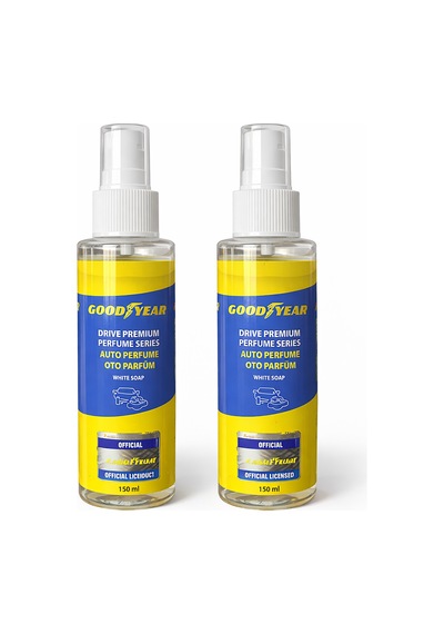 Yüksek Etkili, Uzun Süre Kalıcı, Ferah Beyaz Sabunlu Araç Kokusu 150 Ml 2 Li Set Beyaz