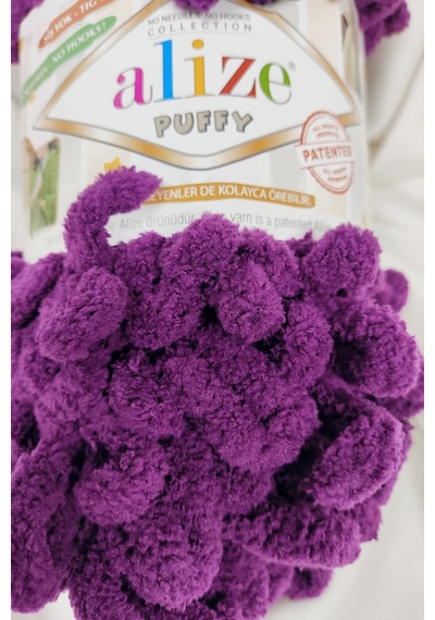 Puffy Mor El Örgü İpi 100gr. 9mt. 5'li Paket - Renk: 111