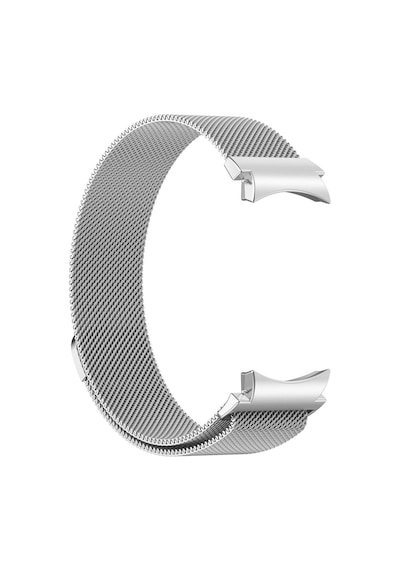 Galaxy Watch 6 Classic 43mm Uyumlu Krd-01 Metal Mkst Kordon-gümüş