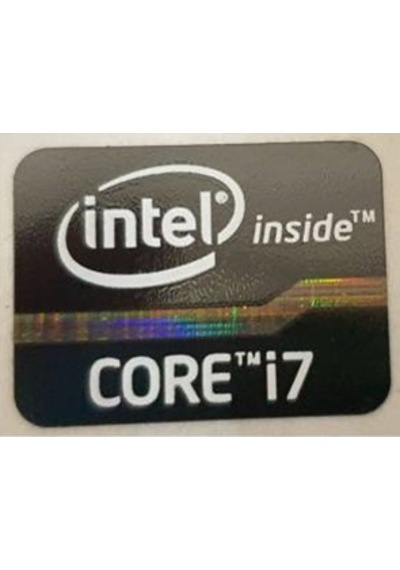 OEM İnside Core i7 Black Siyah renk Sticker Etiket D35
