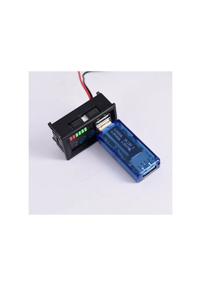 Ic-278c Dijital Voltmetre Usb Çıkışlı Akü Göstergesi Dc 12v - 3,5amp