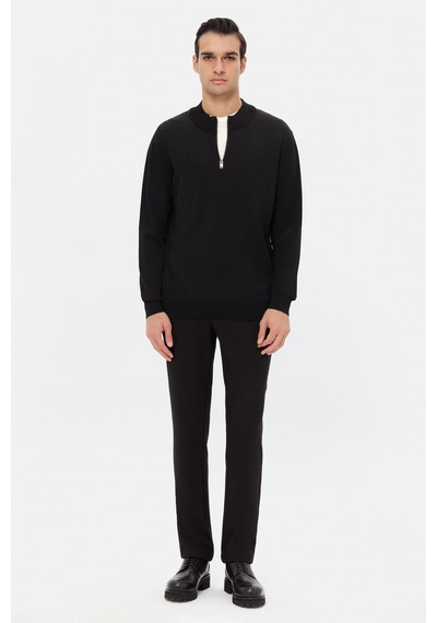 Twn Slim Fit Siyah Kazak 5ec061621232m Çok Renkli