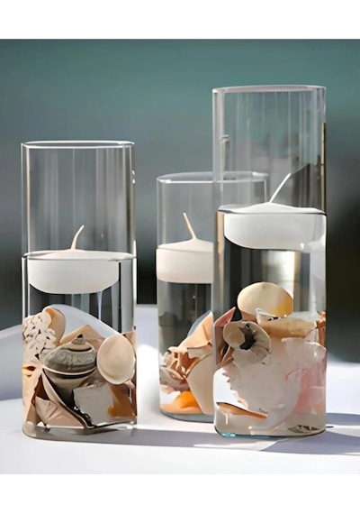 Denic 12 li Eko Yüzen Mum Beyaz