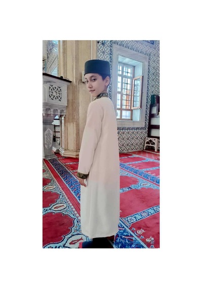 Moda Çocuk Namaz İmam Cübbesi Lacivert Lacivert