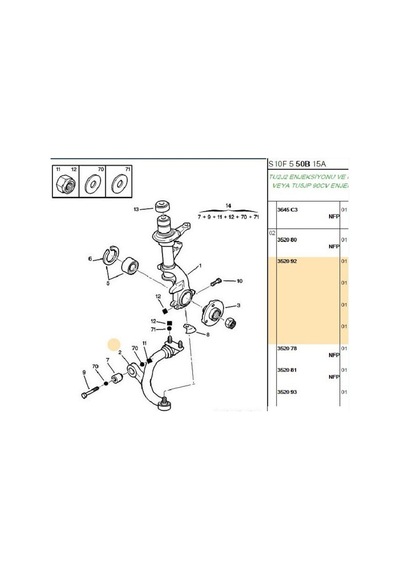 Sol Salıncak Gtı 106 Saxo 1202503-02830-97pu02830-352092