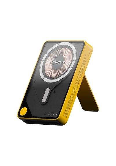 Momax IP132HKY Power X Pro+Magnetic Wireless 10000 mAh Standlı + USB-C Kablo Powerbank Sarı