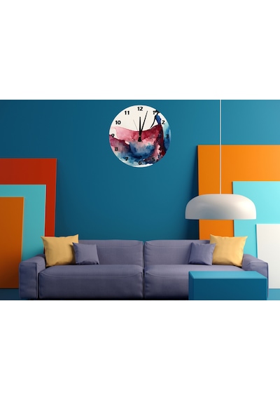 Ti-play Silinen Hatıralar 30x30cm Akrilik Dekoratif Modern Duvar Saati ÇOk Renkli