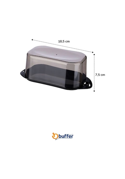 Buffer® Kilitli Plastik Kapaklı Kahvalılık Tereyağlık Peynirlik Çok Renkli