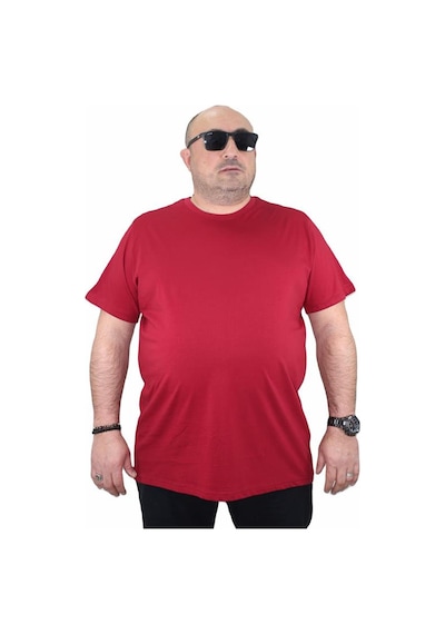 Starbattal Büyük Beden Basic Tişört 11100 Bordo
