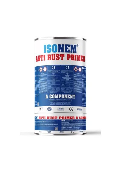 İsonem Anti Rust Primer Çelik Yüzeyler İçin Antikorozif Astar 5 Kg Diğer