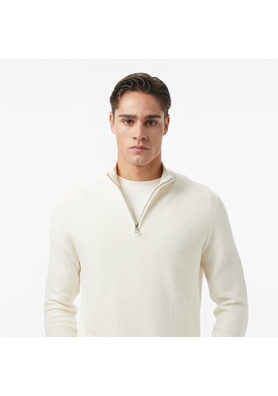 Nautica Erkek Krem Classic Fit Kazak Düz S57230t Krem
