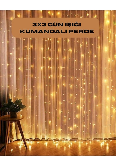 Zengemtx 8 Fonksiyonlu Uzaktan Kumandalı Günışığı Perde Peri Led Dekoratif Işık