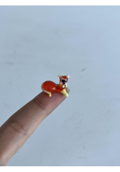 El Yapımı Mini Murano Cam Kedi Biblo A113-05
