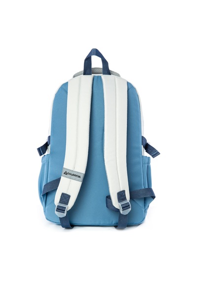 Colorful Clasic Sırt Çantası Mavi - Laptop Bölmeli Okul Çantası İlkokul - Ortaokul - Lise Mavi