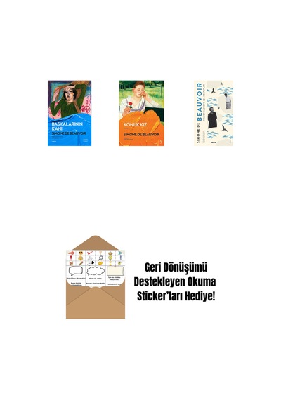 Başkalarının Kanı + Konuk Kız + Müphemlik Ahlakı Üzerine - Pirus Ve Sineas + Okuma Sticker'ları