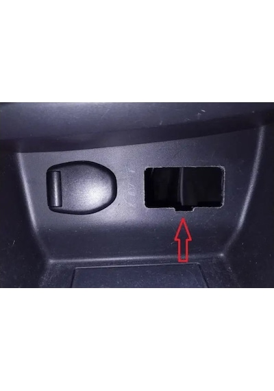 Renault Clio 4 IV Captur Aksesuar Priz Kapağı 253350004R - 253350003R- Renault Mais 253350004R - 253350003R