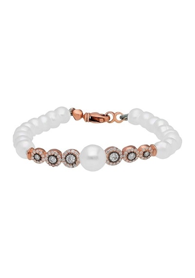 Chavin Rose Inci Gümüş Kolye Küpe Bileklik Yüzük Takım Set Dz42