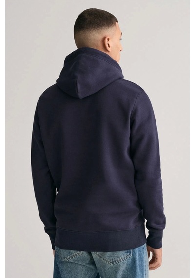 Gant 2007058.433 Erkek Regular Fit Kapüşonlu Sweatshirt Lacivert