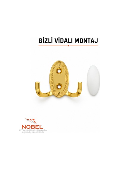 Seçi L Askı, Metal Vestiyer Askısı, Krom , Duvar Ve Dolap Askılığı 5'li Set Vidalı