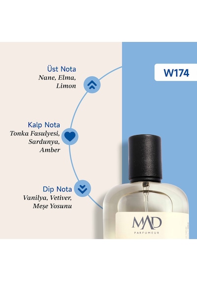 Mad W174 Selective Erkek Parfüm EDP 50 ML