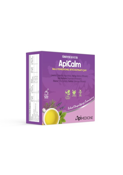 Apimedicine Apicalm Ballı Fonksiyonel Bitki Ekstrakt Çayı 12 Stick 84 G