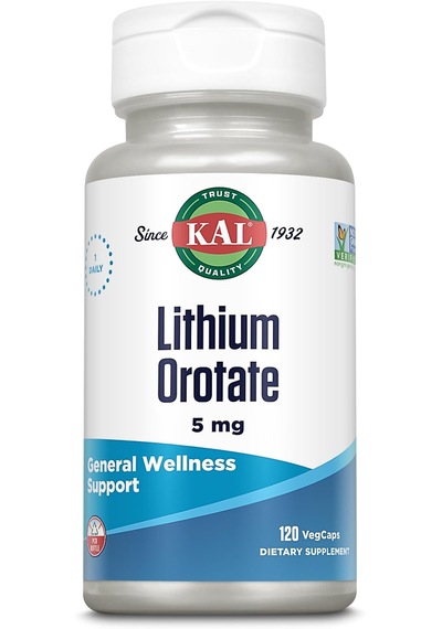 Kal Lithium Orotate 5 Mg 120 Kapsül