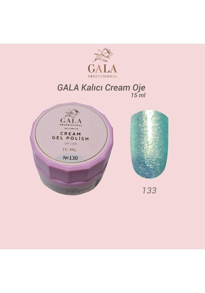 Gala Cream Kalıcı Oje 15 Ml No:133