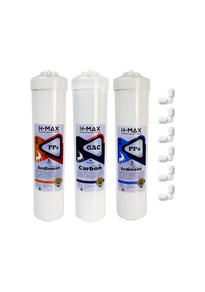 Kapalı Kasa Su Arıtma Cihazı Filtresi Inline 3Lü Filtre Seti 498555025