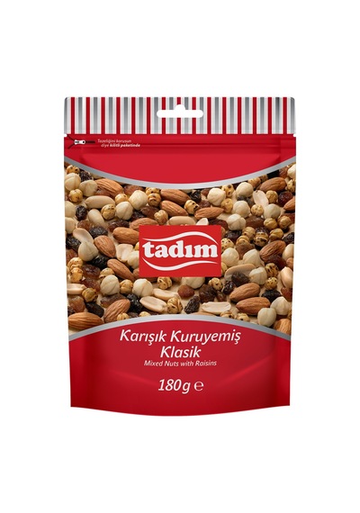 Tadım Kavrulmuş Kuruyemiş Klasik 180 G - 8 Adet Tarı