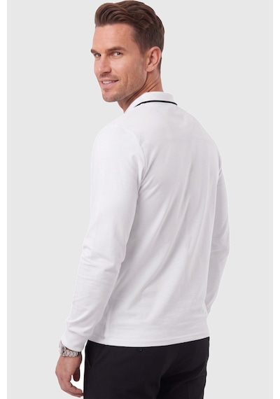 Deepsea Erkek Slim Fit Tüylenmeyen Fermuarlı Polo Yaka Beyaz Sweatshirt Yumuşak Dokulu Sweat 2708517 Deepsea Erkek Slim Fit Tüylenmeyen Fermuarlı Polo Yaka Beyaz Sweatshirt Yumuşak Dokulu Sweat 2708517