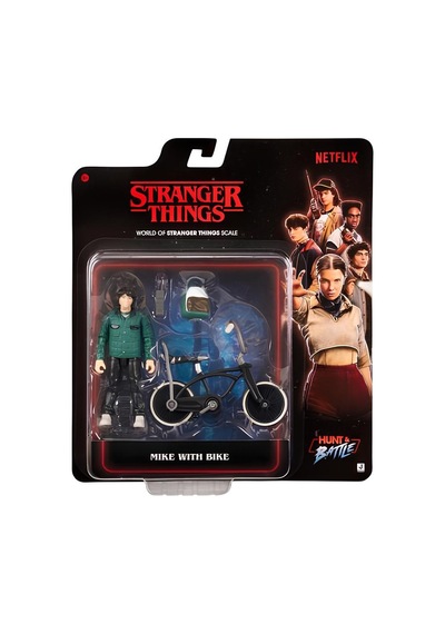Stranger Things Mike With Bike 10 Cm Figür Ve Bisiklet Seti