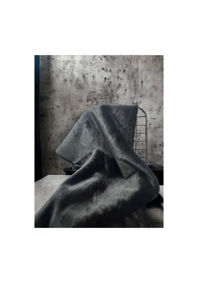 Zp-lutur- Tüy Dökmez 500 Gr Ithal Siyah Peluş Kumaş 100x150 Cm Ev Tekstil Siyah Siyah