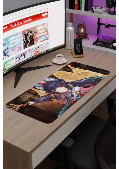 Yun Jin Genshin Impact Anime Oyuncu V4 - 70x30 Xl Gaming Mouse Pad Fare Altlığı