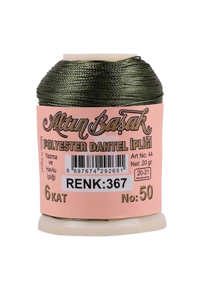 Ers 3 Adet Altınbaşak Oya Ve Dantel İpi 20 Gr - Royaleks - No: 646 - 466 - 367
