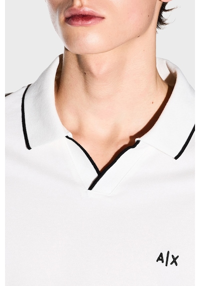 Armani Exchange Erkek Polo Xm002401 Af10366 U0009 Beyaz Beyaz